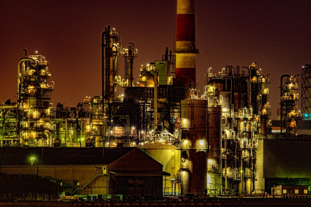 Night views ofYokohama & Kawasaki factory zones